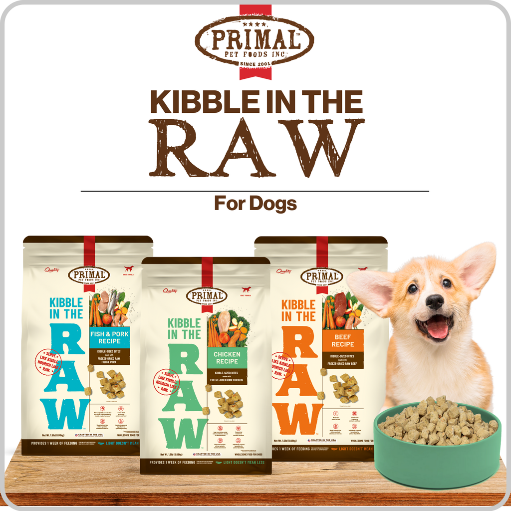 Primal Kibble In The Raw Freeze Dried Raw Food for Dogs