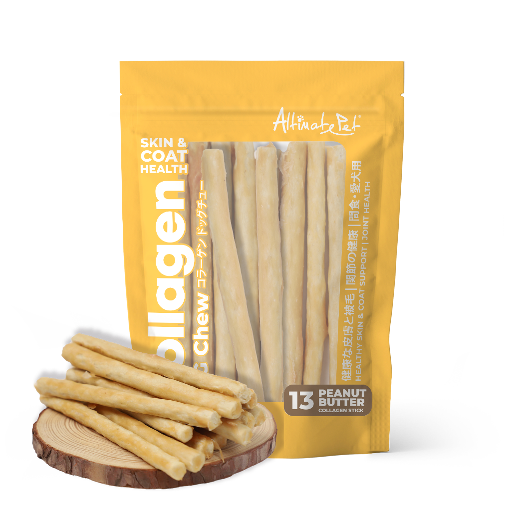 Altimate Pet Collagen Dog Chews - Peanut Butter Collagen Stick 13pcs (90g)