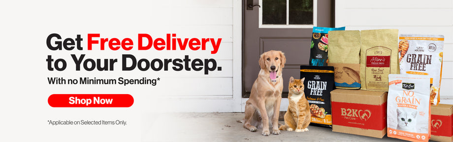 Get Free Delivery With No Minimum Spending B2K Pet