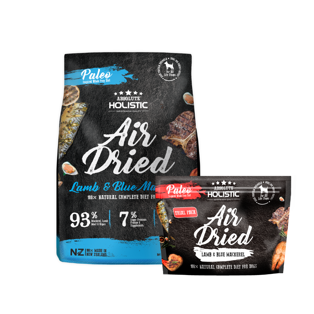 Absolute Holistic Air Dried Food for Dogs - Lamb & Blue Mackerel 25g (Sample)