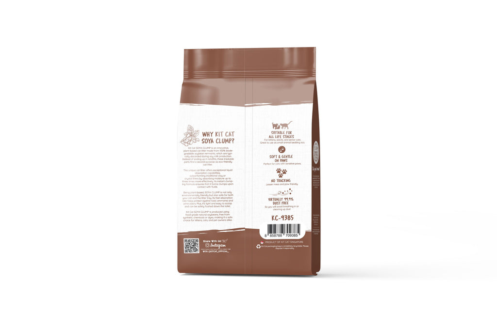 Kit Cat Soya Clump Cat Litter - Coffee (7L)