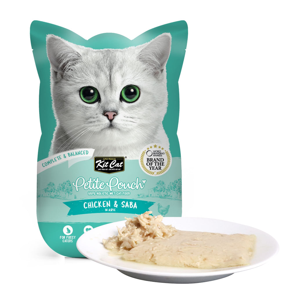 Kit Cat Petite Pouches Complete & Balanced Wet Cat Food (70g)